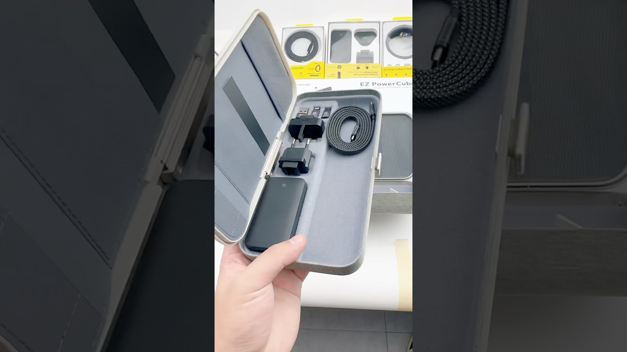 The Edizard PowerCube. Charge smart. Live tidy.#powercube #fastcharging #techtok #magsafe