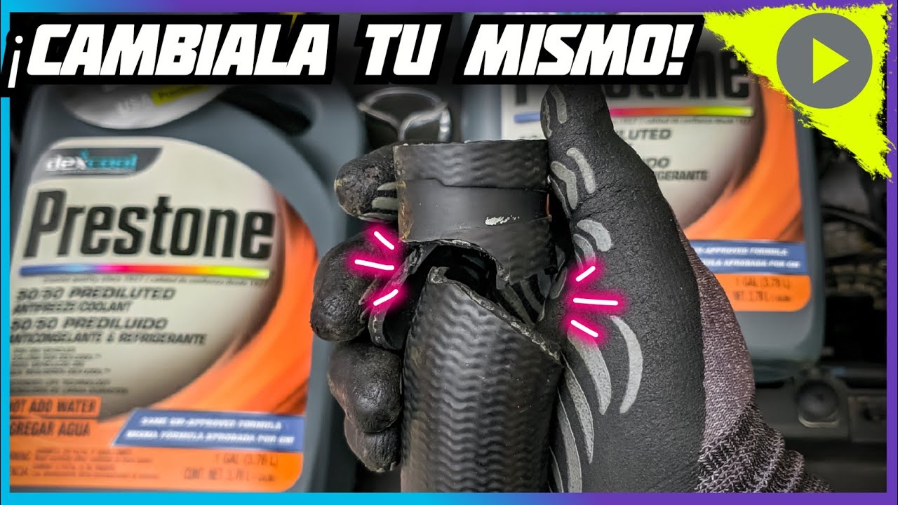 ¿Cómo cambiar manguera de radiador? /Manguera Superior de radiador