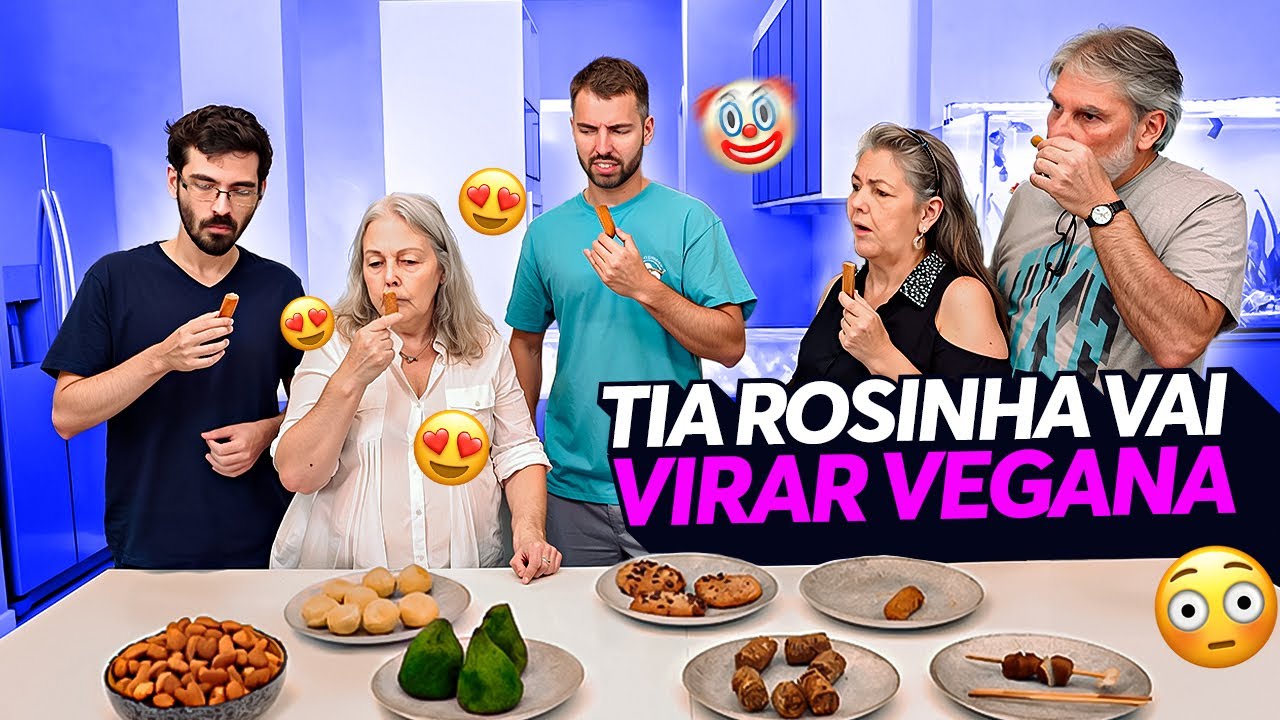 FIZ MEUS PAIS COMEREM COMIDA VEGANA