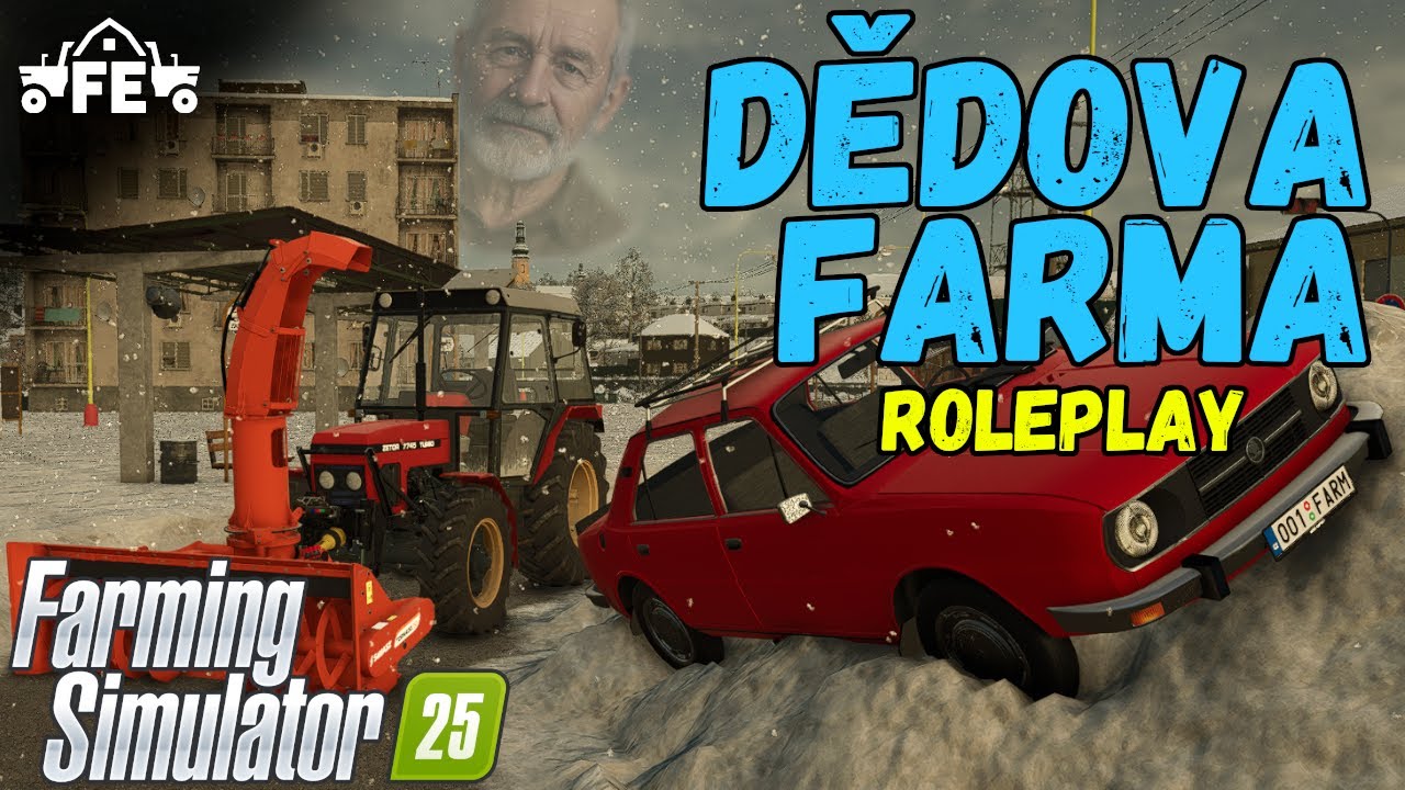 TOHLE UŽ JE MOC! ZAPADLÁ ŠKODOVKA VE SNĚHU A ZÁSAH ZETOREM! 😳❄️ | DĚDOVA FARMA #11