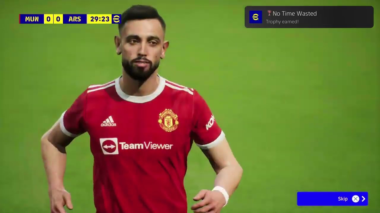 No Time Wasted 🏆 trophy. eFootball 2023 on PS5. (Trophy Tip in description)