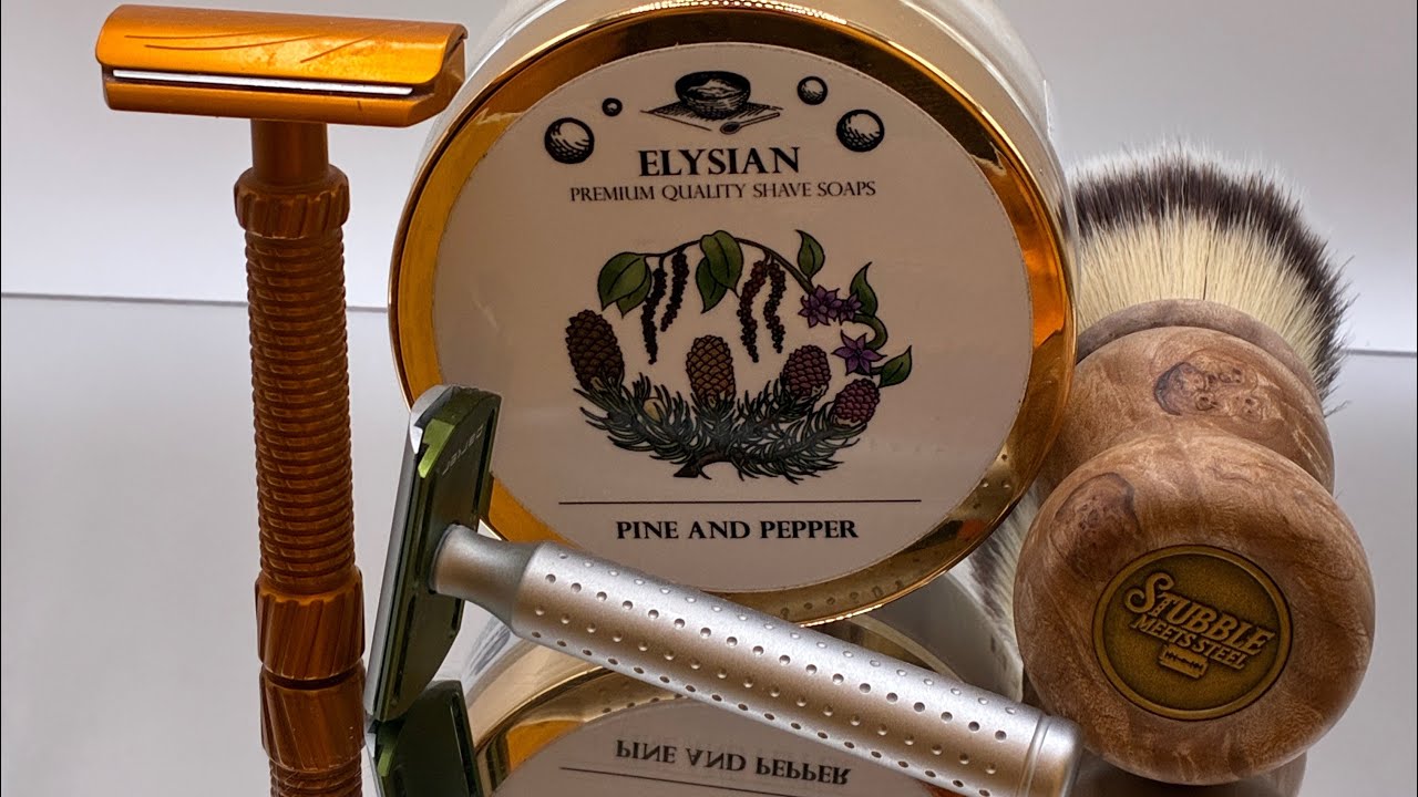 Parker Aeroshave vs Oliworks Meterorite mild. Elysian pine & pepper. 