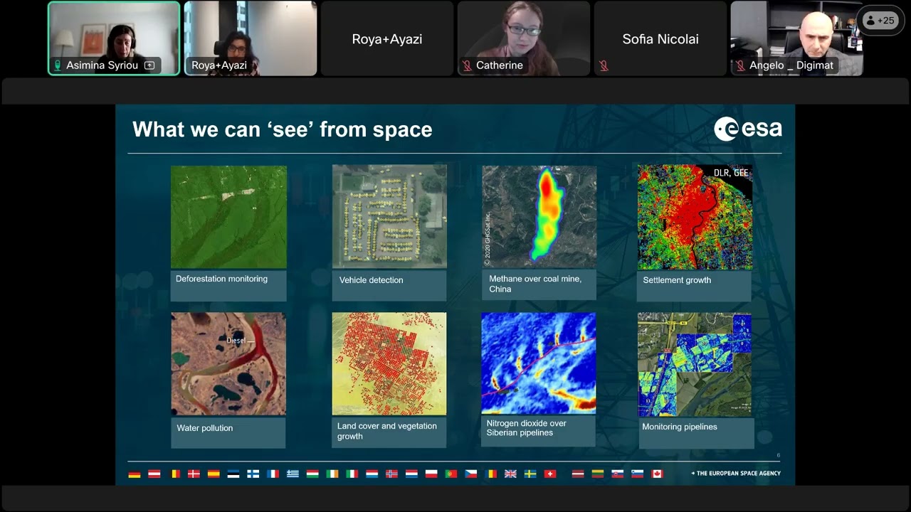 NEREUS webinar Space Data for Energy  ESA Calls