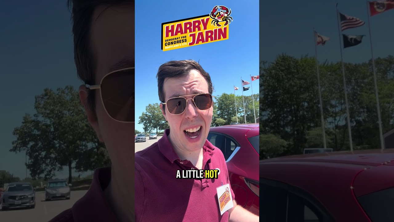 Hey Maryland, Time To Go Vote! - Harry Jarin for Congress (MD-5) #shorts