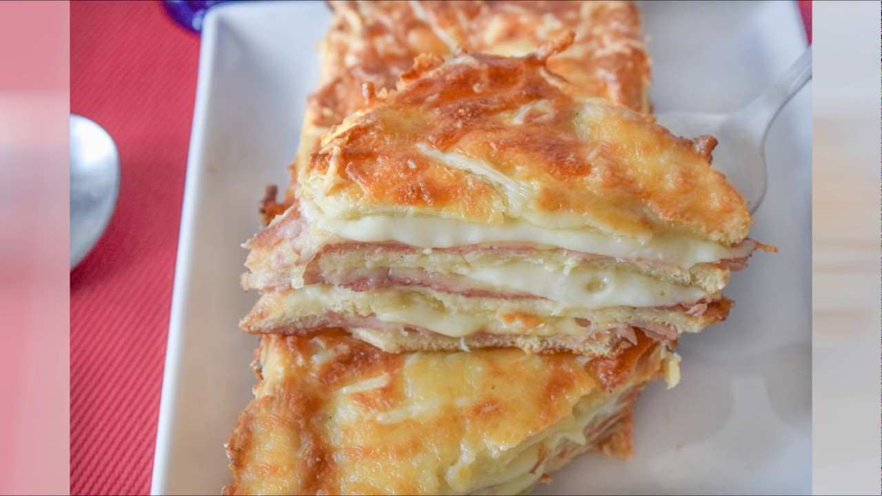 Pastel CROQUE MONSIEUR - ¡relleno muy cremoso!