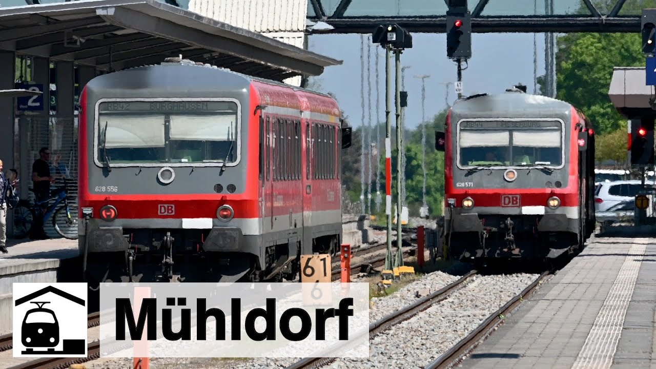 Sternstunden in Mühldorf – Dieselparadies mit 628, 218 und Class 77