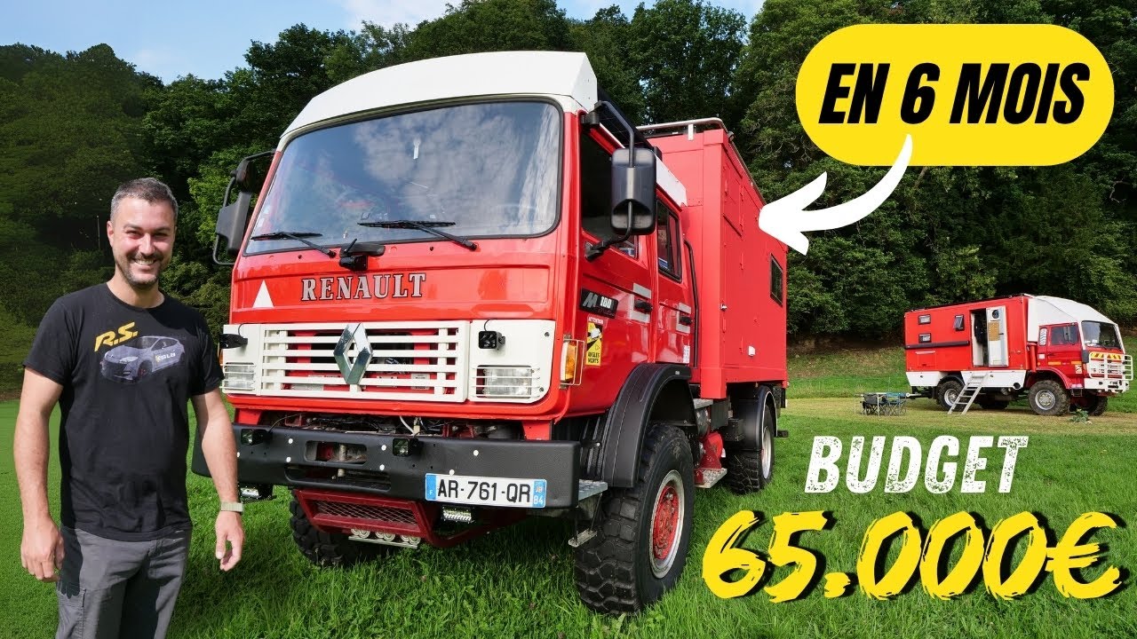 Il construit un camion d'expédition en 6 mois ! VAN TOUR du @GLB TRUCK 🚚🔥