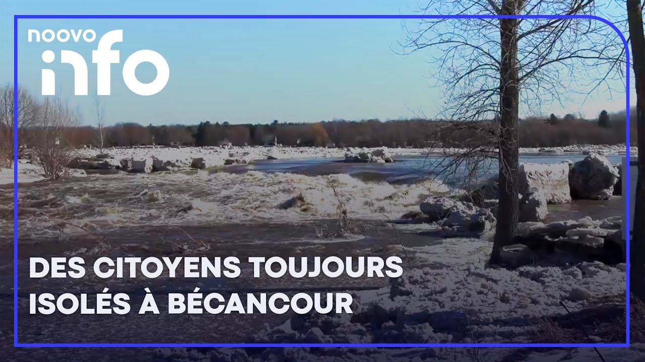 Inondations: des citoyens toujours isolés à Bécancour