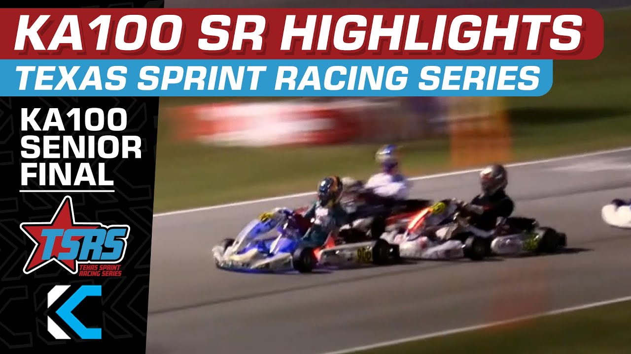 Texas Sprint Racing Series Finale 2022 - KA 100 Senior Main Event - SpeedSportz Racing Park