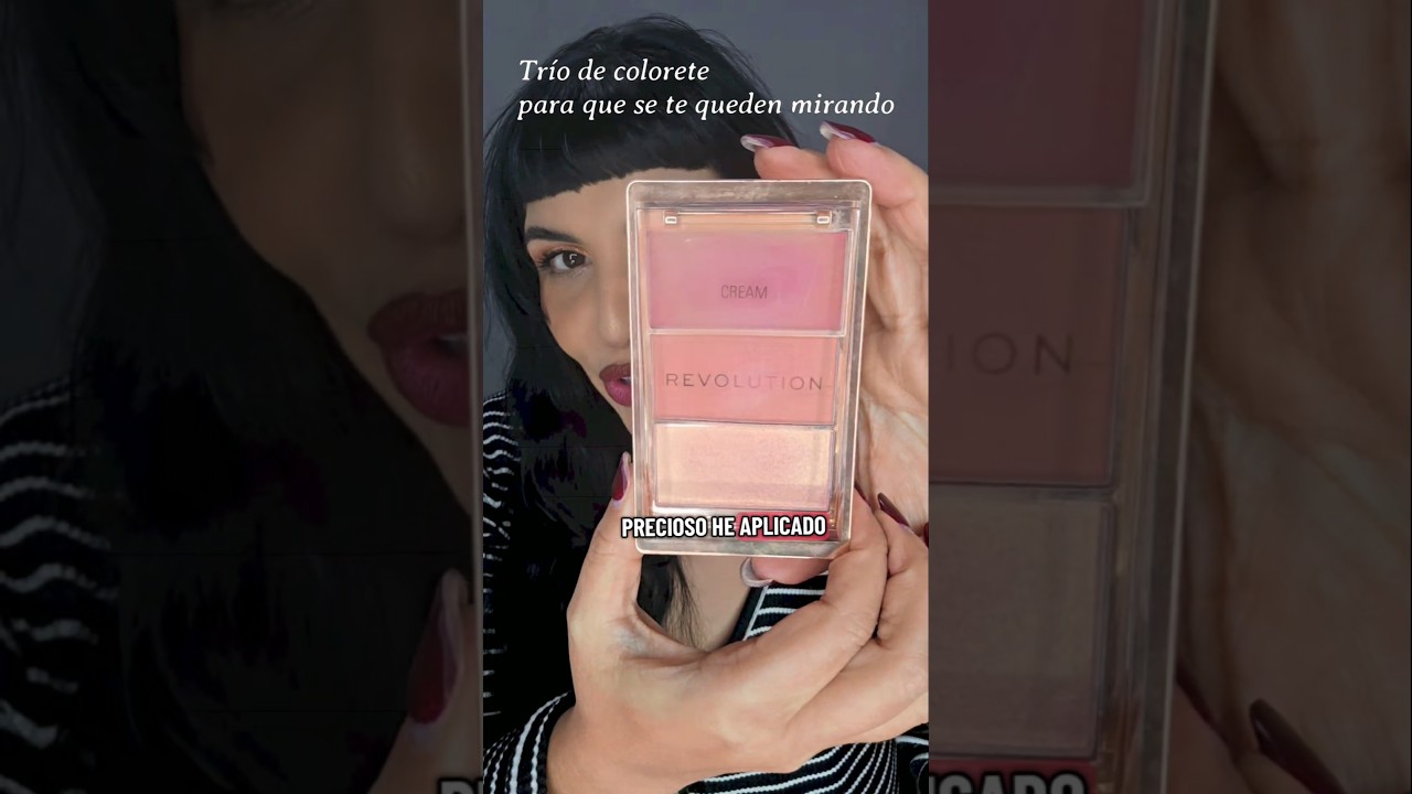 Trio de coloreres de la gama Icon de Makeup Revolution, tono Aura.