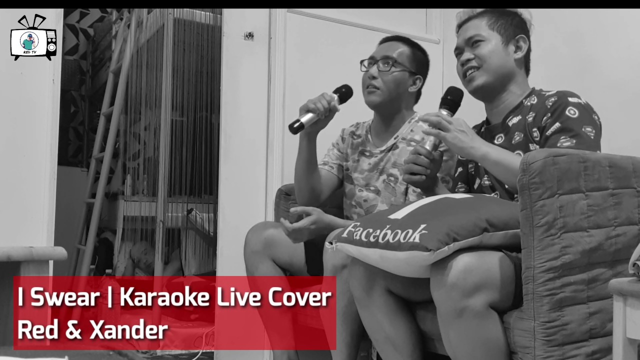 I Swear | Karaoke Version by Red & Xander #all4onecover #karaoke #pinoyinkuwait