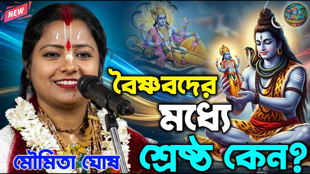 শিবকে কেন পরম বৈষ্ণব বলা হয় ? মৌমিতা ঘোষ কীর্তন | moumita ghosh kritan