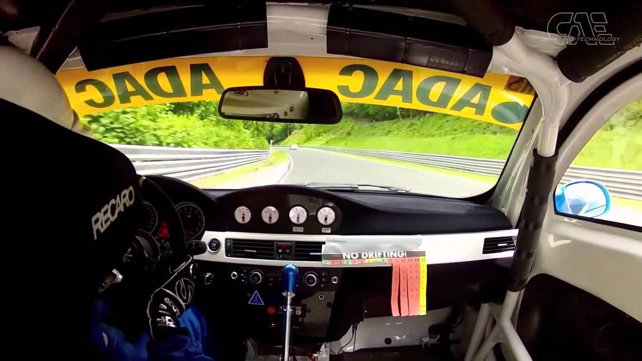BMW M3 / E92 with CAE Ultra Shifter at Nürburgring Nordschleife ( FULL LAP 7:37 ) - by CAE RACING
