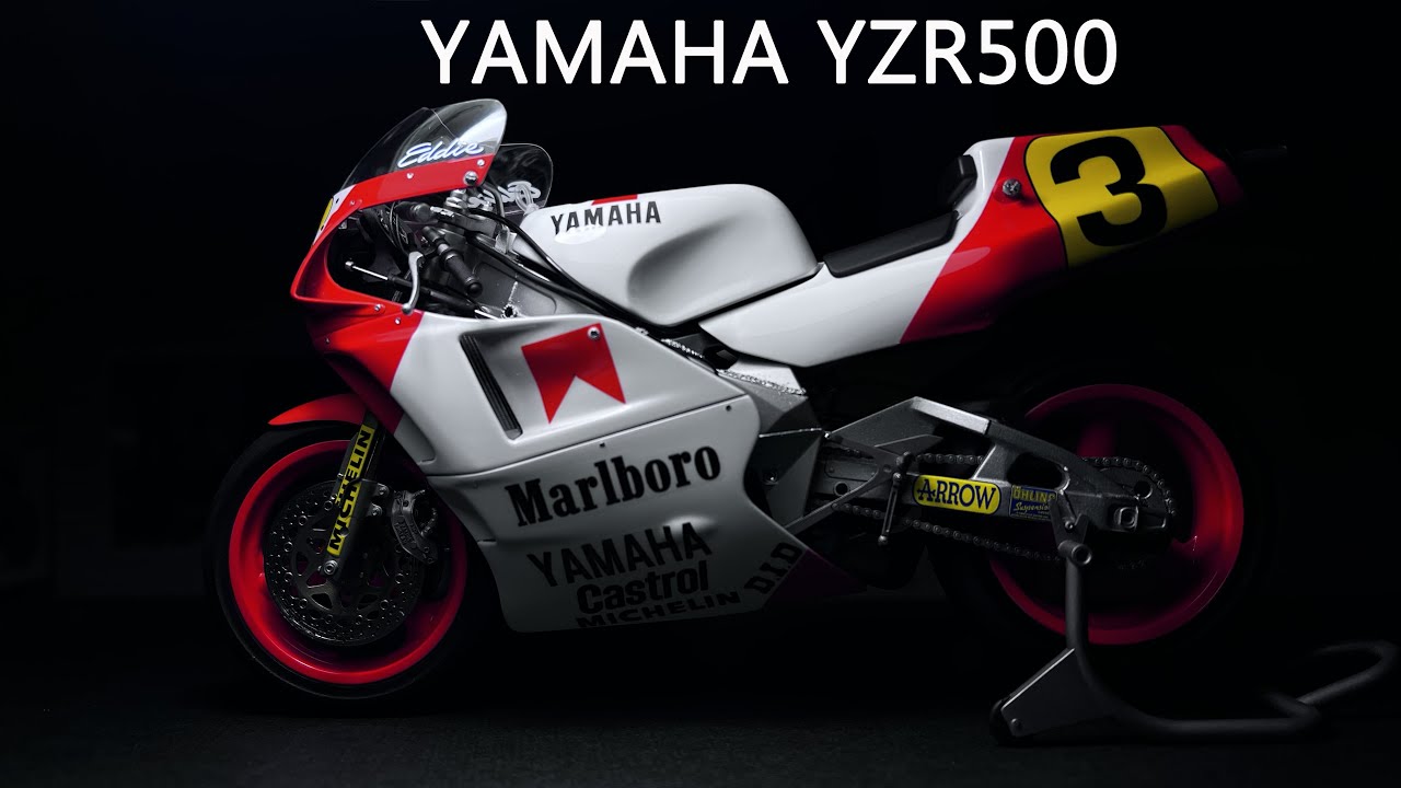 YAMAHA YZR500 Hasegawa 1/12 scale plastic model [Full Build]