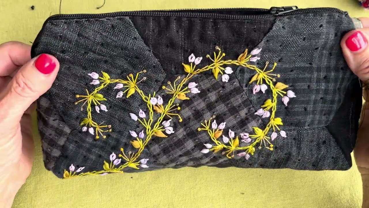 Snippets of my stitching life #embroidery #epp #silkribbonembroidery
