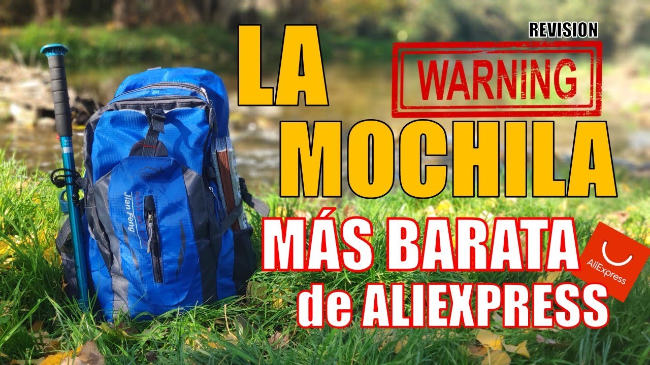 ¡¡ LO PEOR DE LO PEOR !! La Mochila más barata de 40L para senderismo en ALIEXPRESS
