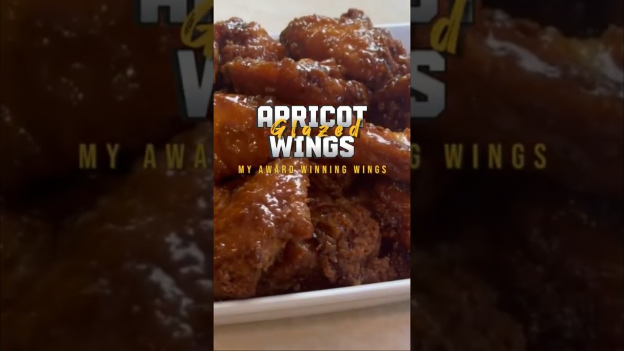 Award Winning Wings 🏆🥇Apricot Glazed Wings &nbsp;@AbiyahBina&nbsp; #foodie #food