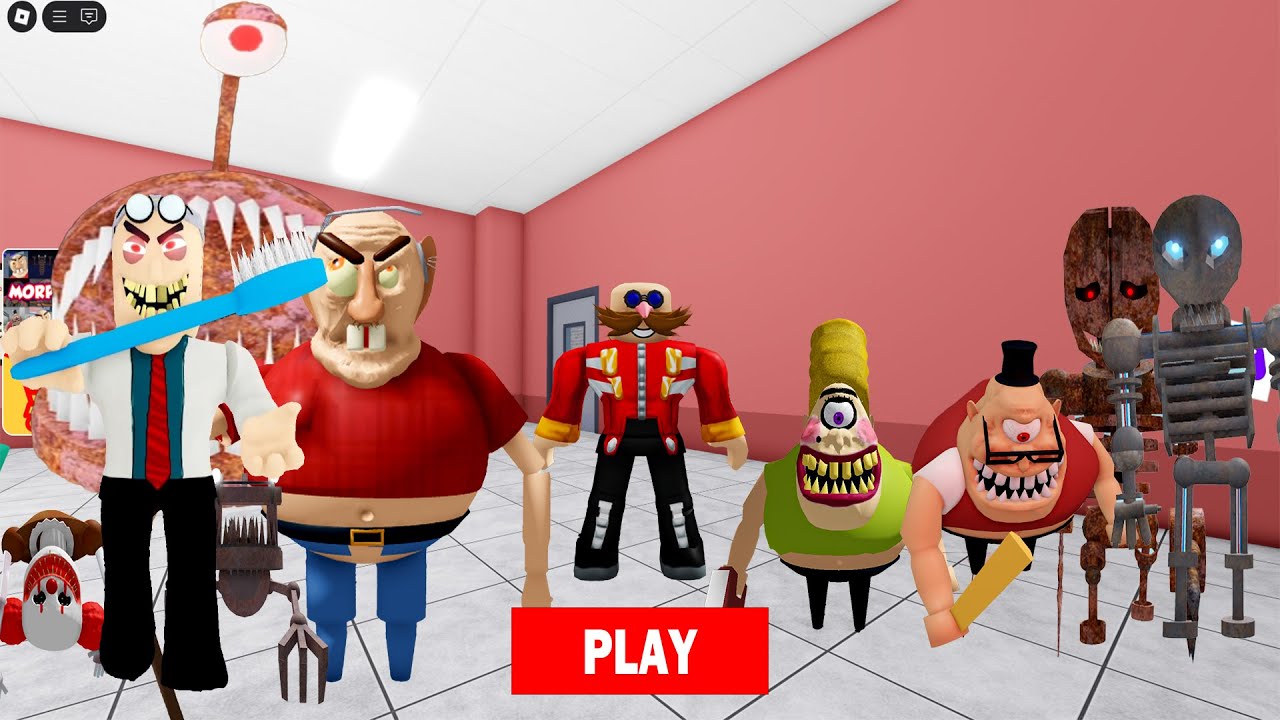 Escape Bob the Dentist! SCARY OBBY - Playing as Dr Eggman | All Jumpscare & Morphs Unlocked Gameplay