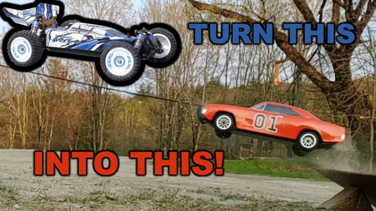 WLToys 124017 RJ Speed General Lee RC build & running