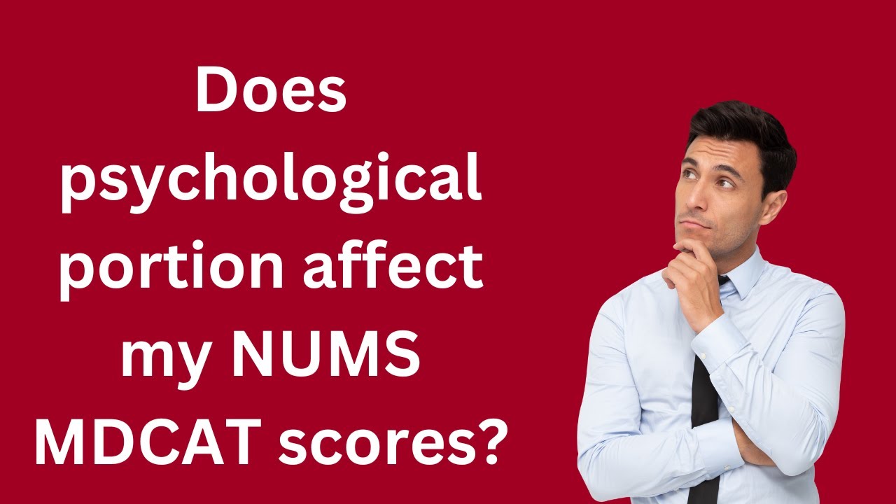 Does psychological portion affect NUMS MDCAT scores? #mdcat2023 #nums2023 #armymedicalcollege