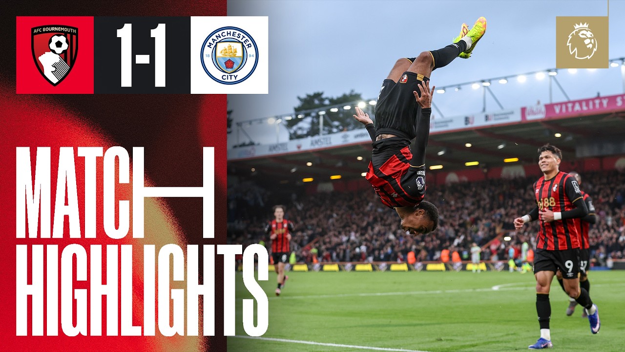 Ничьей хватило для выхода в ЕВРОКУБКИ ВПЕРВЫЕ В ИСТОРИИ | AFC Bournemouth 1-1 Man City