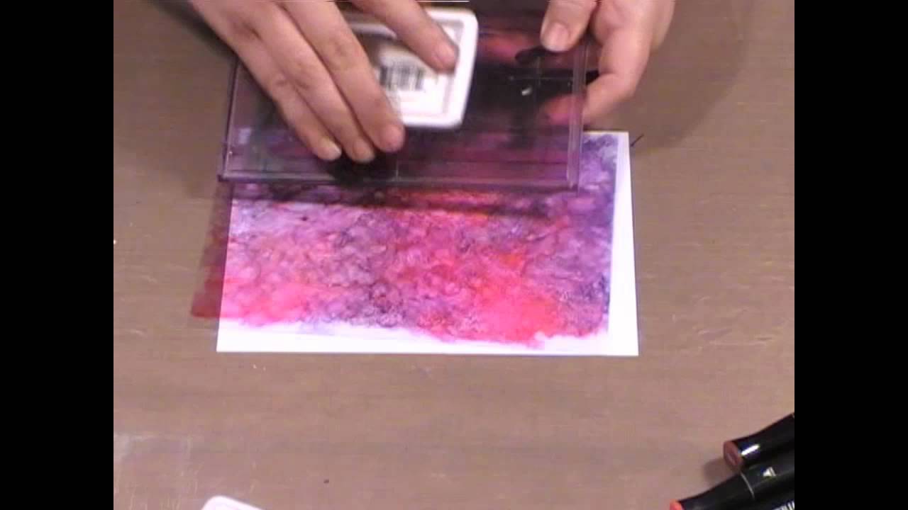 Spectrum Noir Pens on Acetate