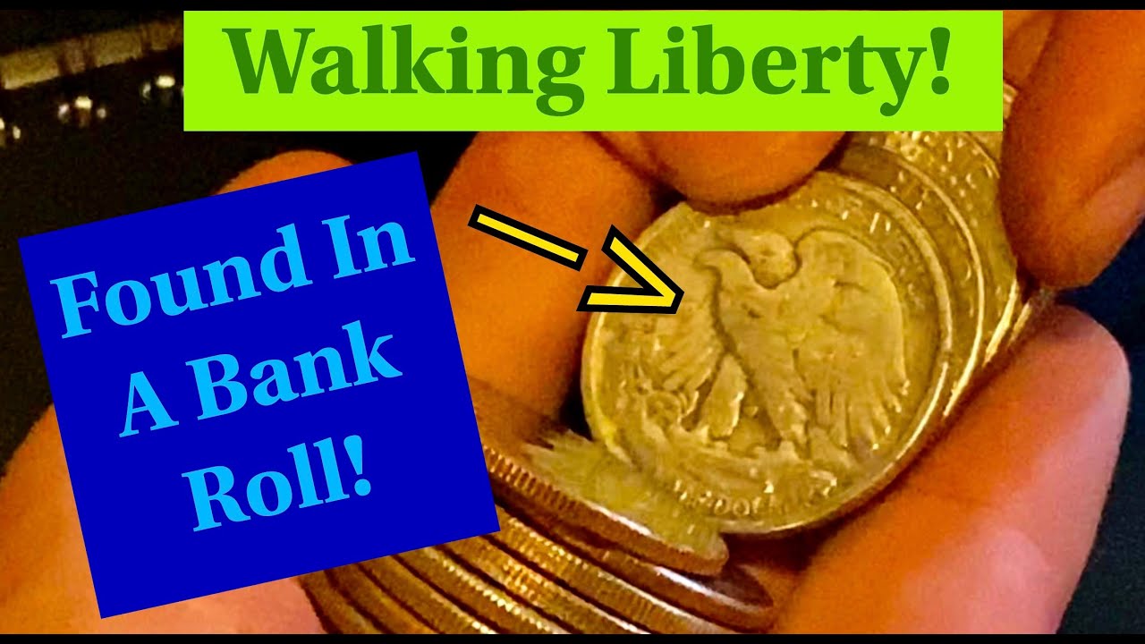 We Found A Walking Liberty Inside A Bank Roll Of Half Dollars!