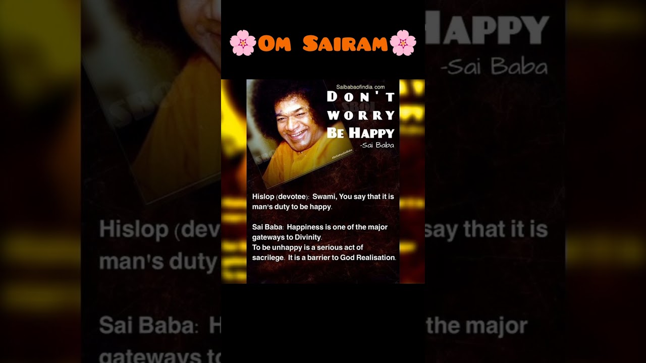 SATYA SAI BABA QUOTES😊🙏🌸|| 