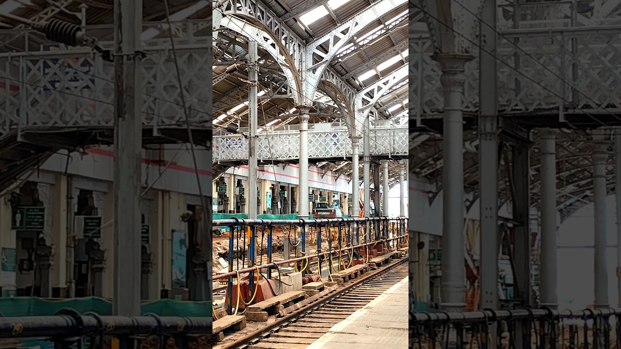 Chennai egmore railway station is under construction 🙂 #station #egmore #work #shyam_hembram