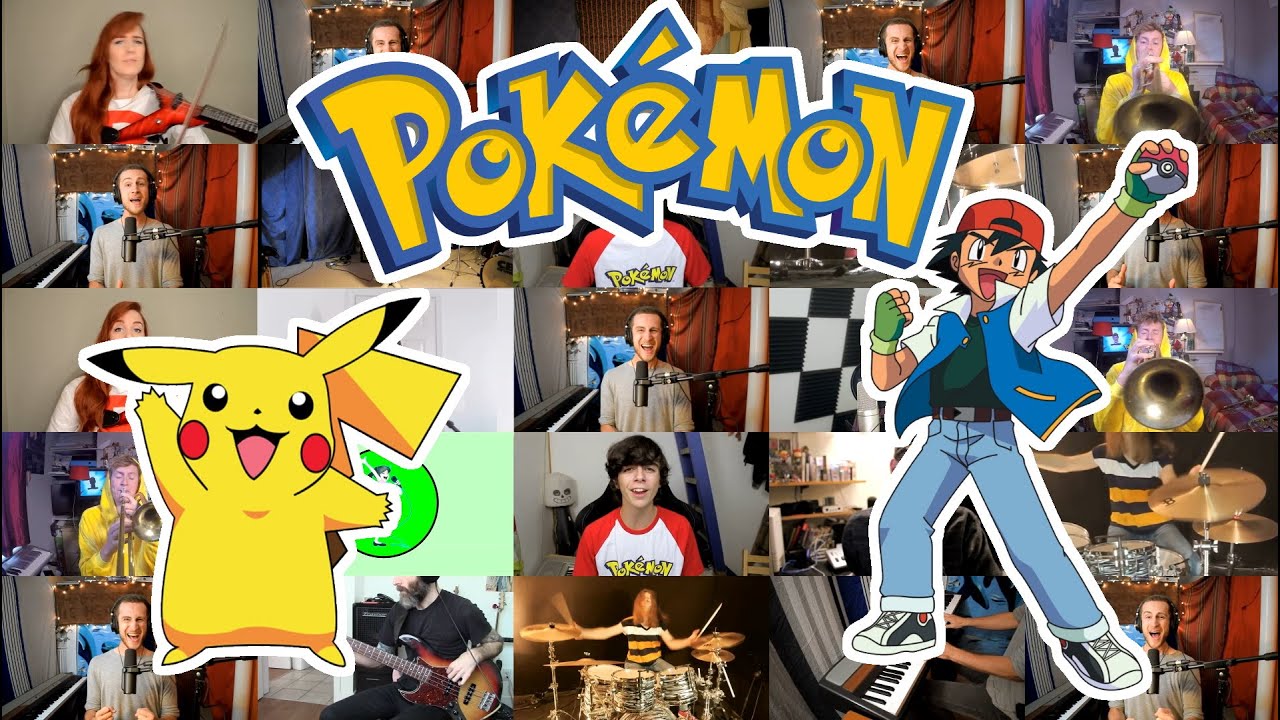 Pokémon Theme Song | 11-Youtuber Collab Cover (Finn M-K & Friends)