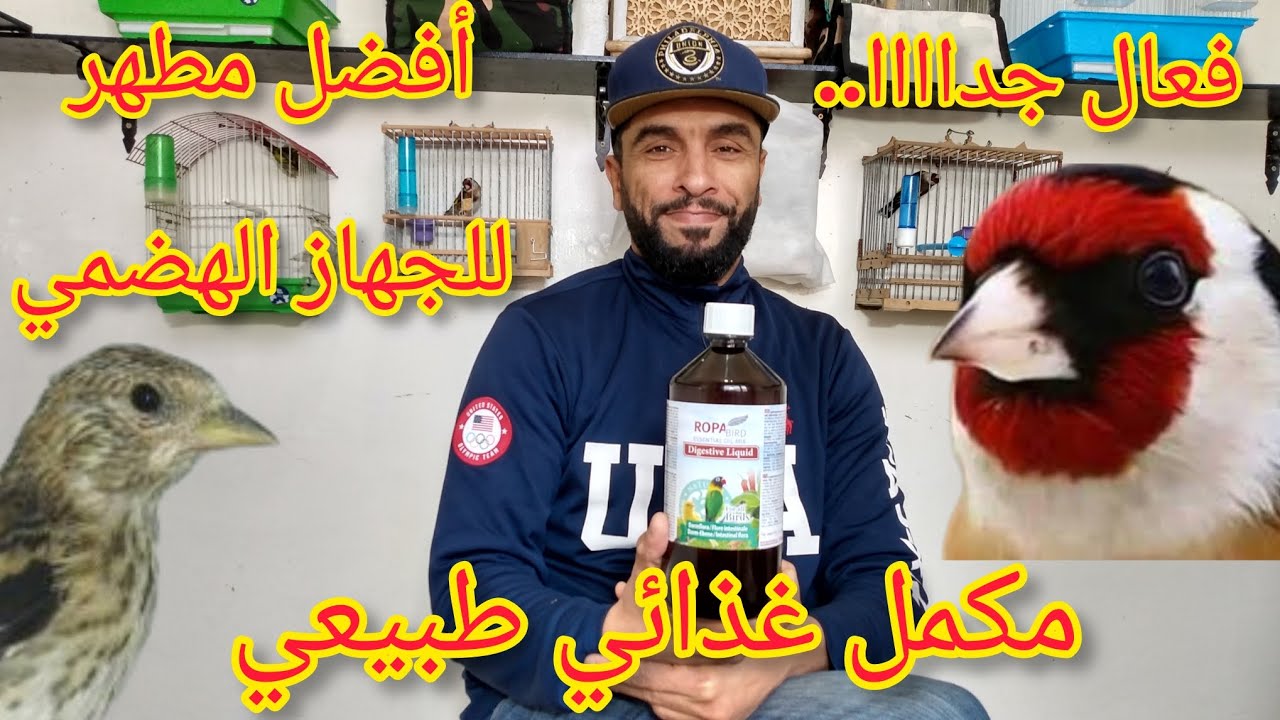 مكمل غدائي طبيعي لجميع طيور وأفضل مطهر للجهاز الهضمي يحتوي على ( زيت الأوريجانو ) مجرب وفعال جدااا..