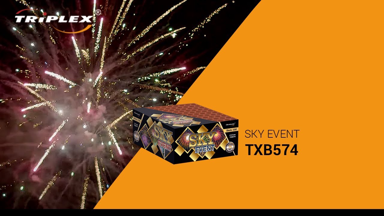 FAJERWERKI TXB574 SKY EVENT TRIPLEX FIREWORKS