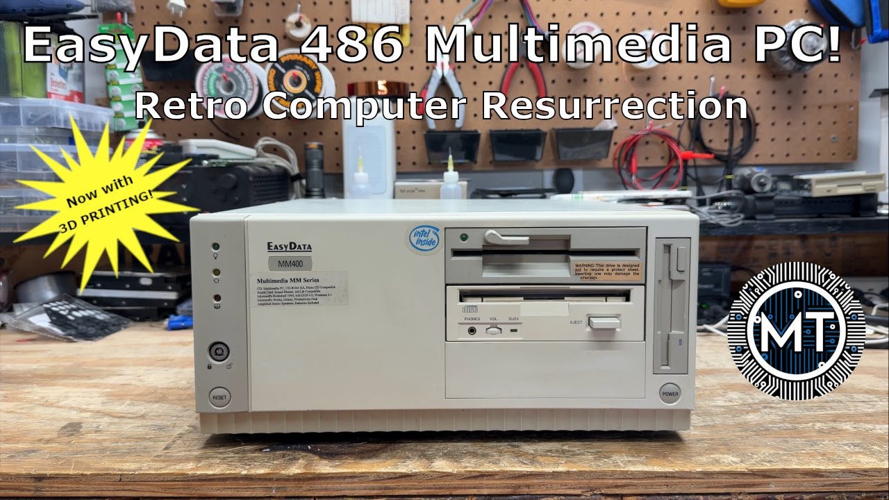 EasyData 486 Multimedia PC! Retro Computer Resurrection