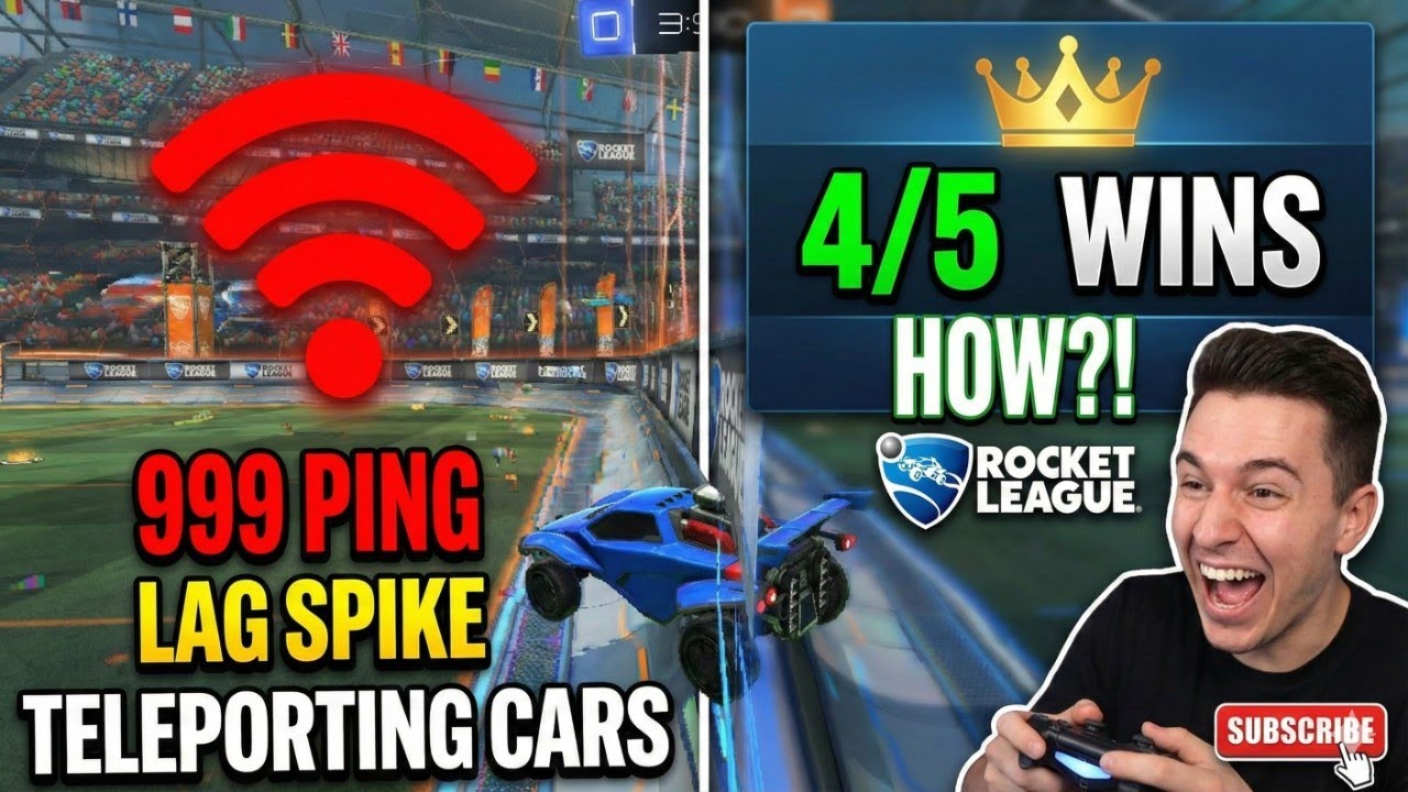 Winning With 200+ Ping?! Rocket League Chaos 😂🔥