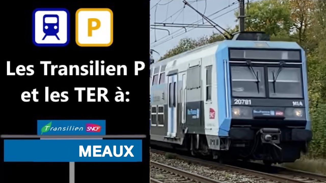 Spot à Meaux sur le Transilien P (Z 20500, Z 50000, B 85000, BR 186, Y 8000)