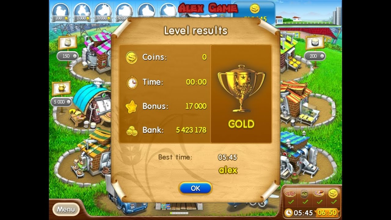 Farm Frenzy Pizza Party only GOLD American Street 5 (86) Веселая ферма Печем пиццу Американская 5