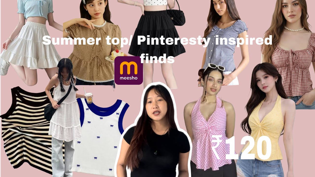 Meesho summer / Spring tops finds 💛🫶starting ₹120 best Pinteresty finds 🤍🌸⛄️