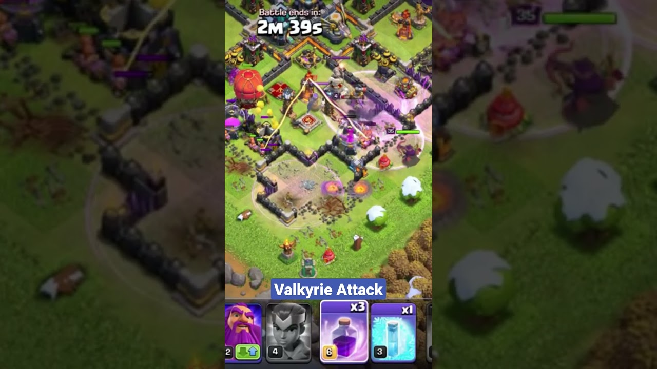 Valkyrie Attack || COC 