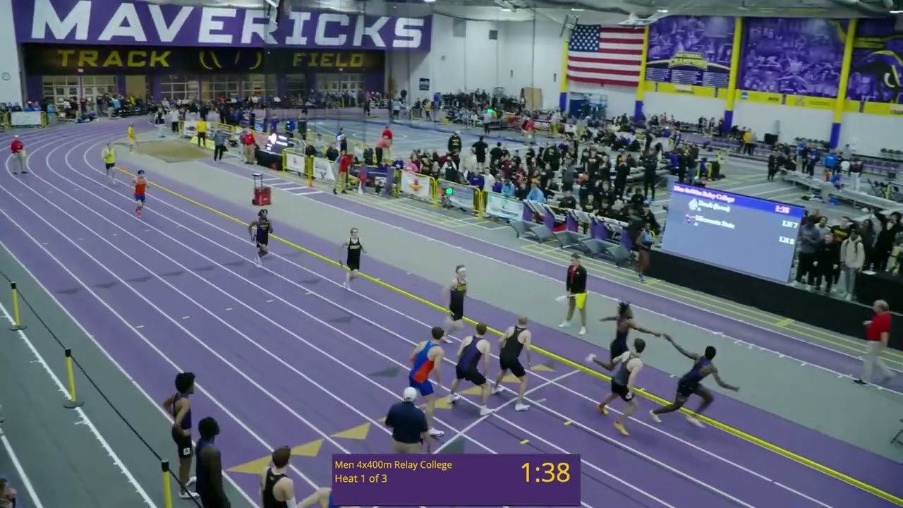 2025-26 Men's Indoor Track and Field - 4x400 Relay Qualifies for Nationals
