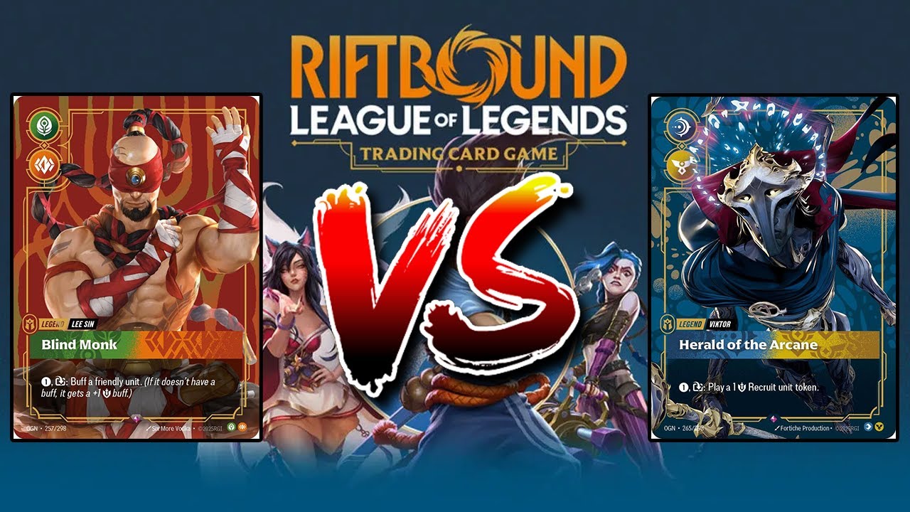 Noobs Of Riftbound || Lee Sin VS Viktor Starter Deck Showdown