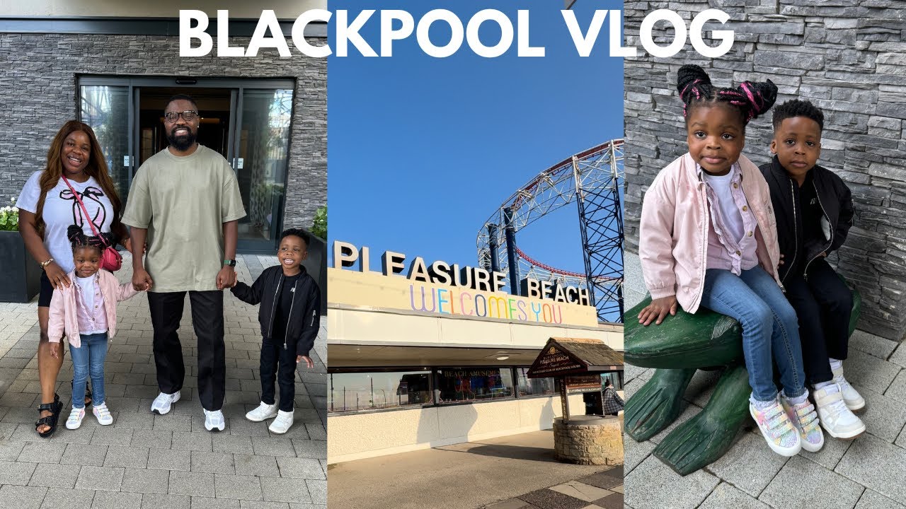 Видеоблог о Блэкпуле: посещение парка развлечений Pleasure Beach | посещение аквапарка Sandcastle...