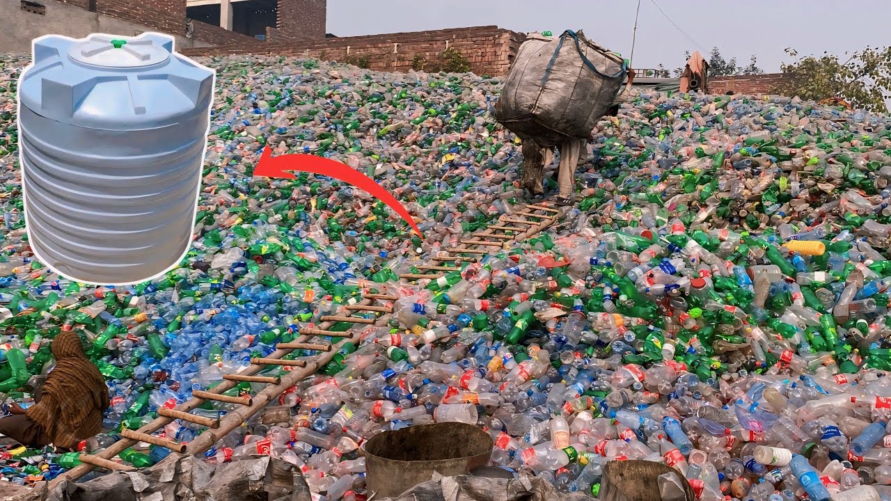 How Millions Waste Plastic Bottles Convert into Water tank Through Recycling