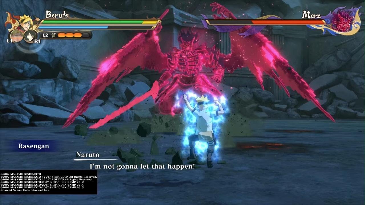 Naruto Ninja Storm Moonlight Duel S-Rank Guide Boruto VS Merz Susanoo