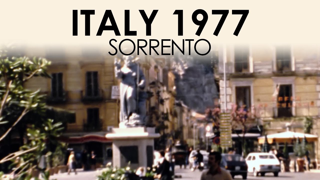 Do you remember Italy in the 1970s? This is a archive footage of sorrento