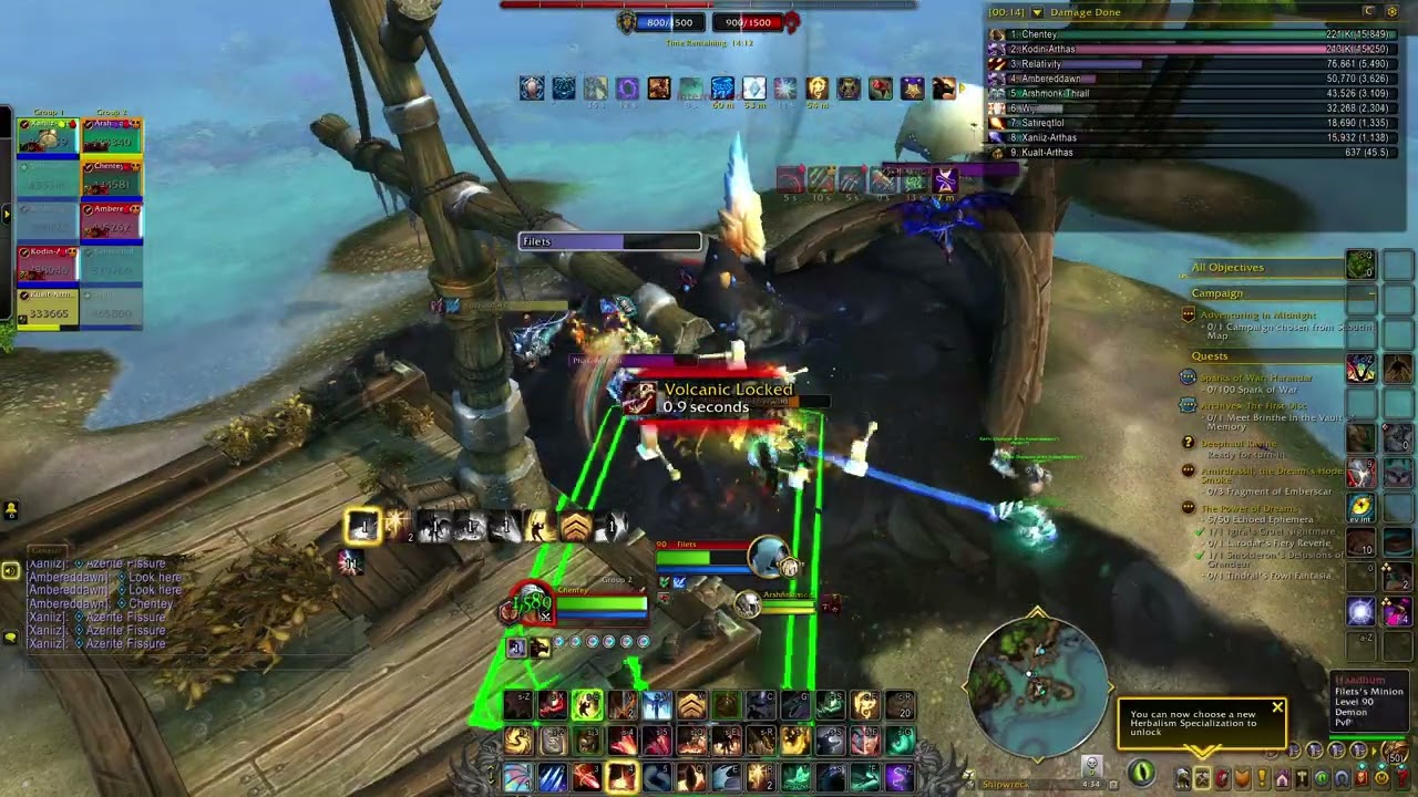 WoW Midnight 12.0.1 chronowarden augmentation evoker pvp Seething Shore 2