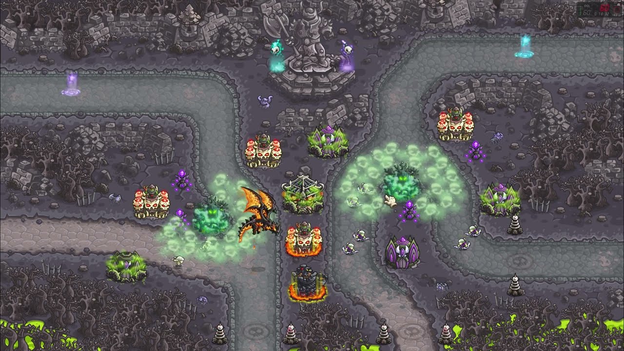 Kingdom Rush Vengeance - The Ancient Ghosts - Campaign Challenge - Impossible