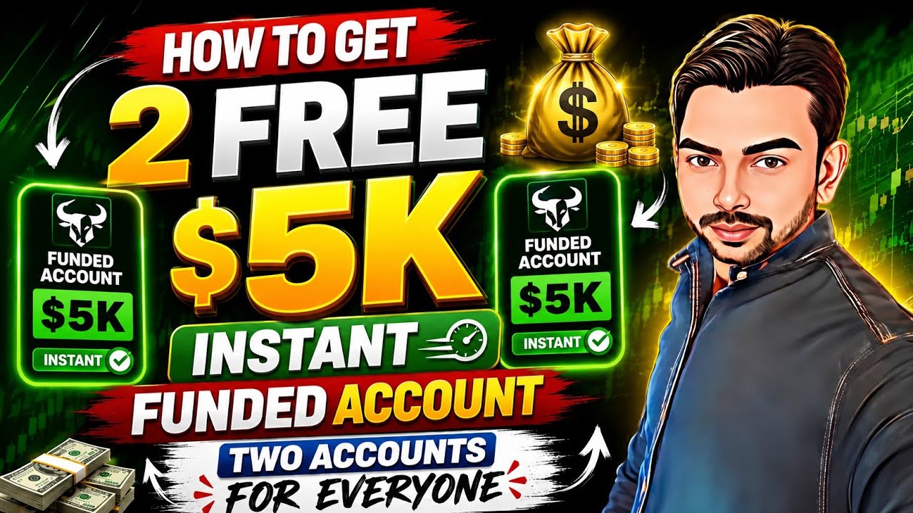 How to Get Free $5K Funded Account | 2 Chances to Get a #freefundedaccount #propfirm  🚀