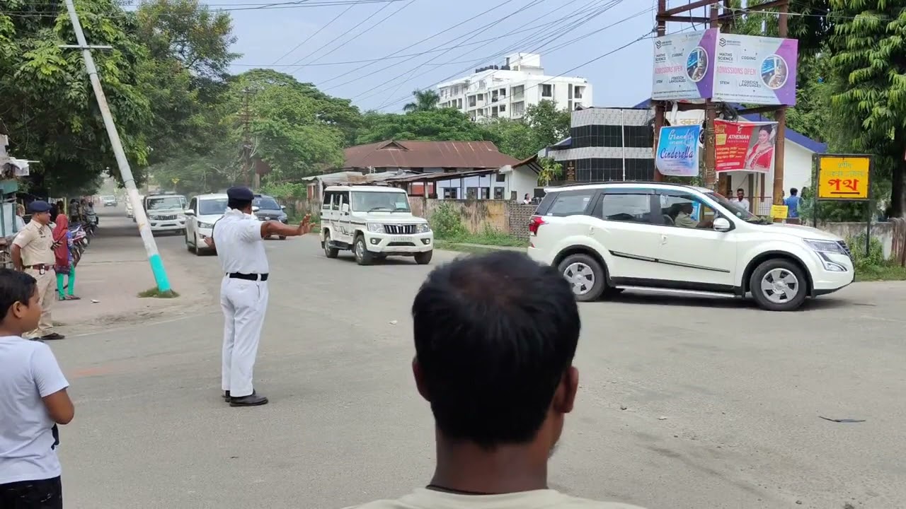 Assam Chief minister Himanta Biswas Sharma Convoy | Grand Entry 🔥