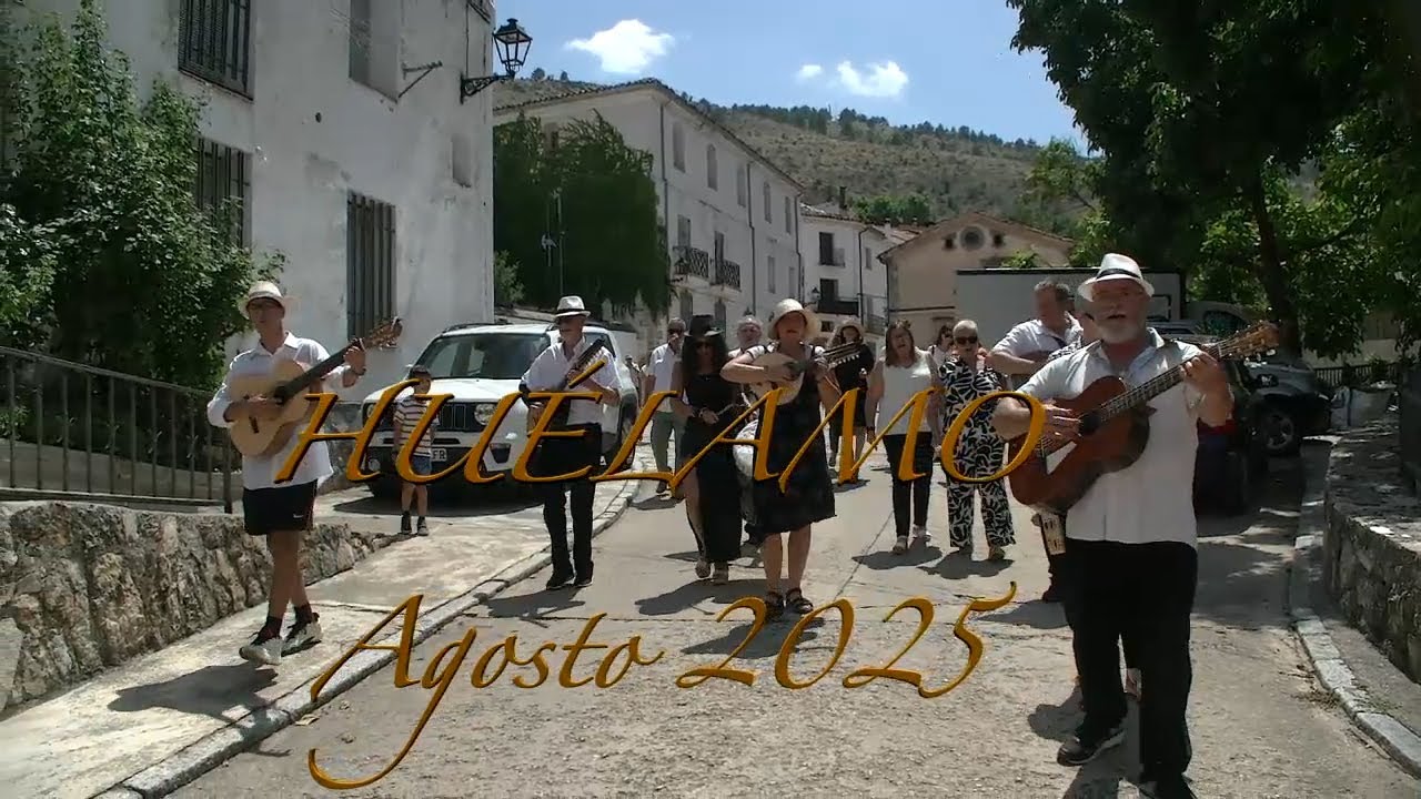 Homenaje a Guillermina y Baltasar tras compartir una dilatada vida junto a nosotros. Huélamo 2025.