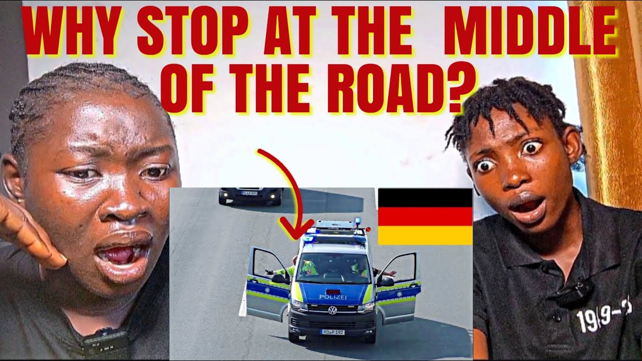 GERMAN Police Stops ABRUPTLY At The Center of The ROAD 🛣️ FOR SANITATION CHECK